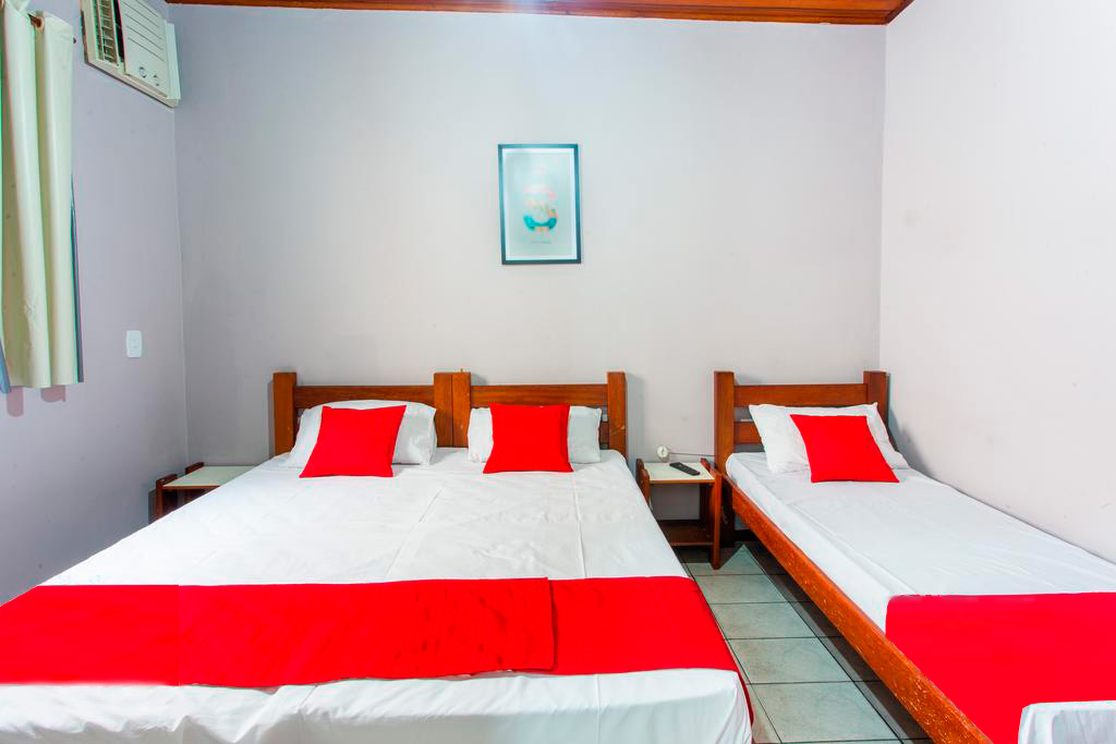 Quarto Triplo Familiar do América Hotel Jacareí