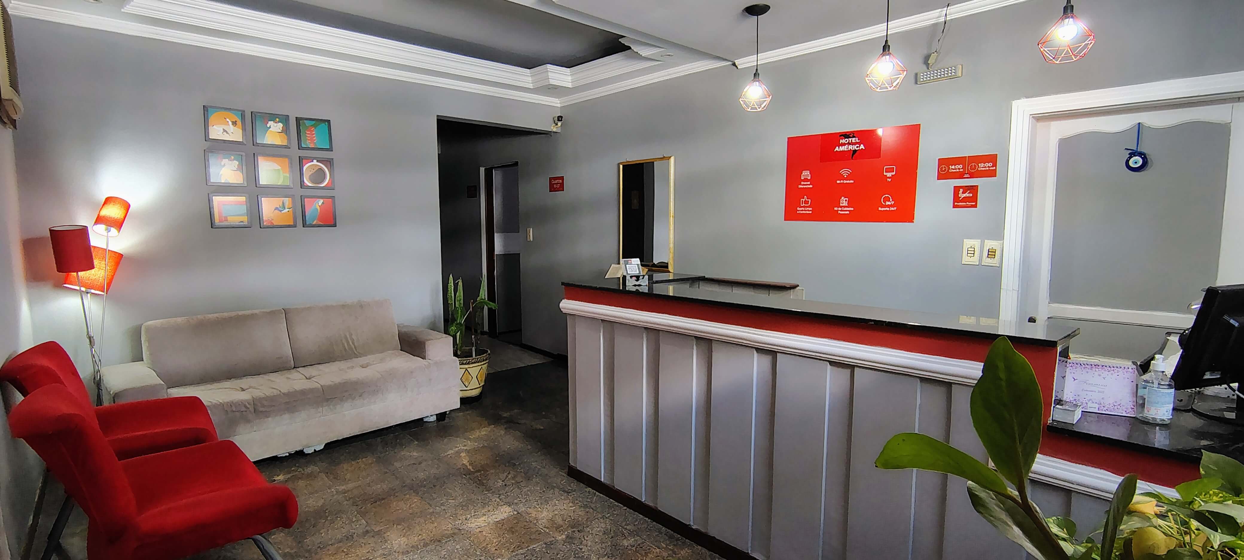Recepção do América Hotel Jacareí — Foto 1